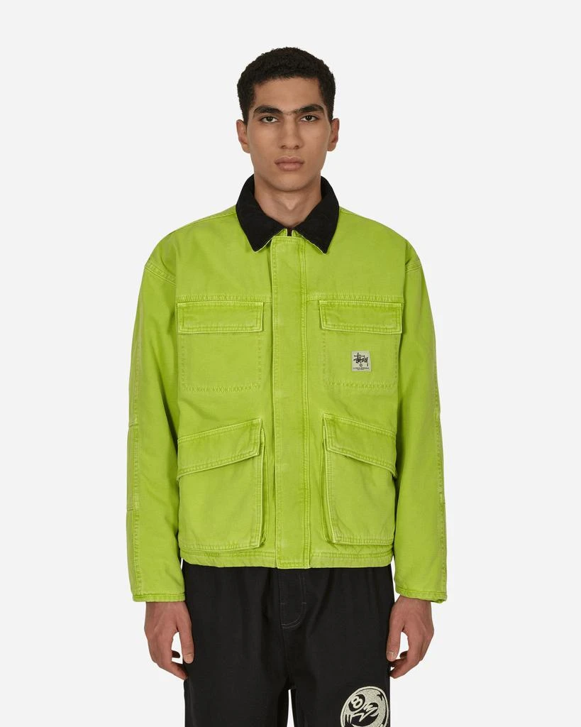 商品STUSSY|Washed Canvas Shop Jacket Green,价格¥2018,第1张图片