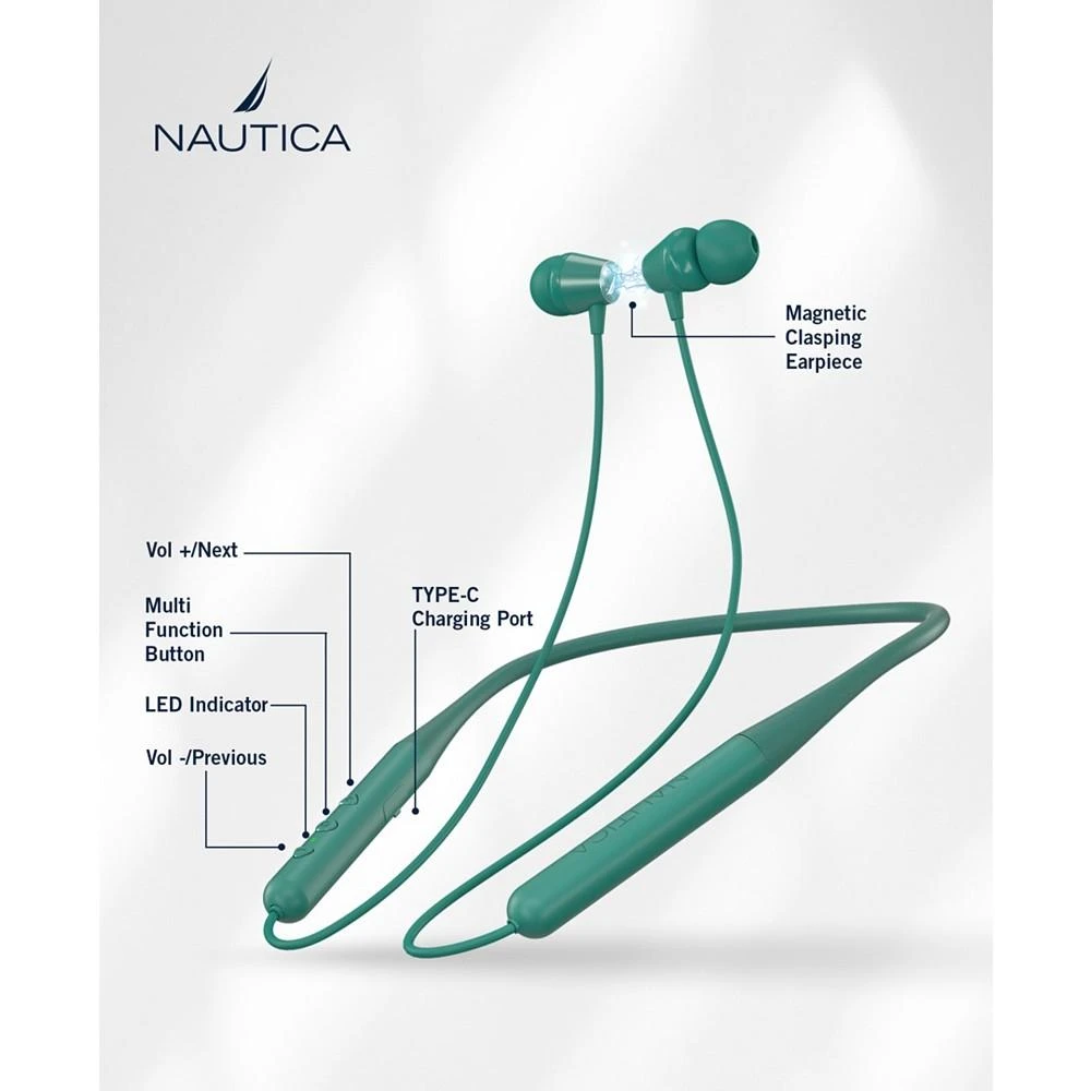 商品Nautica|B310 Sport Neckband Earphones,价格¥196,第2张图片详细描述