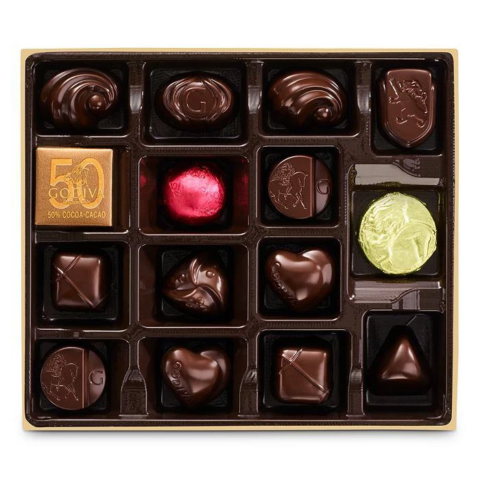 商品Godiva|Small Dark Chocolate Assortment, 15 Piece,价格¥239,第2张图片详细描述