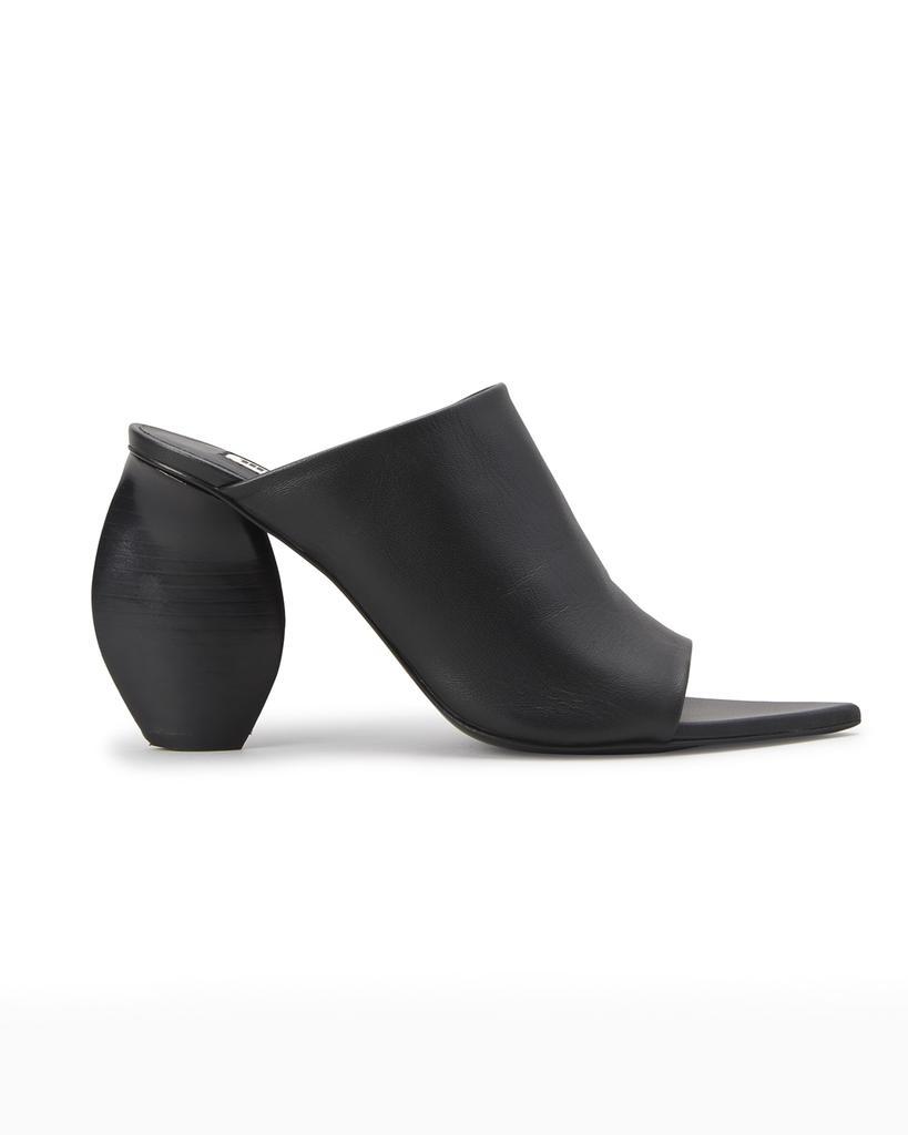 商品Jil Sander|Napa Architectural-Heel Mule Sandals,价格¥4732,第1张图片