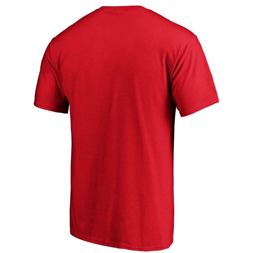 Men's Red LA Clippers Primary Team Logo T-shirt商品第3张图片规格展示