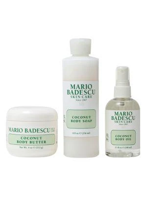 商品Mario Badescu|Coconut Body Trio 3-Piece Body Butter, Oil, & Soap Set,价格¥113,第3张图片详细描述