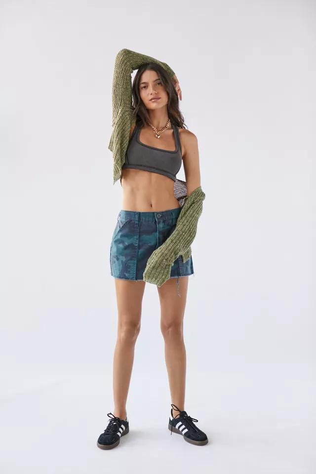 Urban Renewal Remade Camo Low Rise Mini Skirt商品第3张图片规格展示