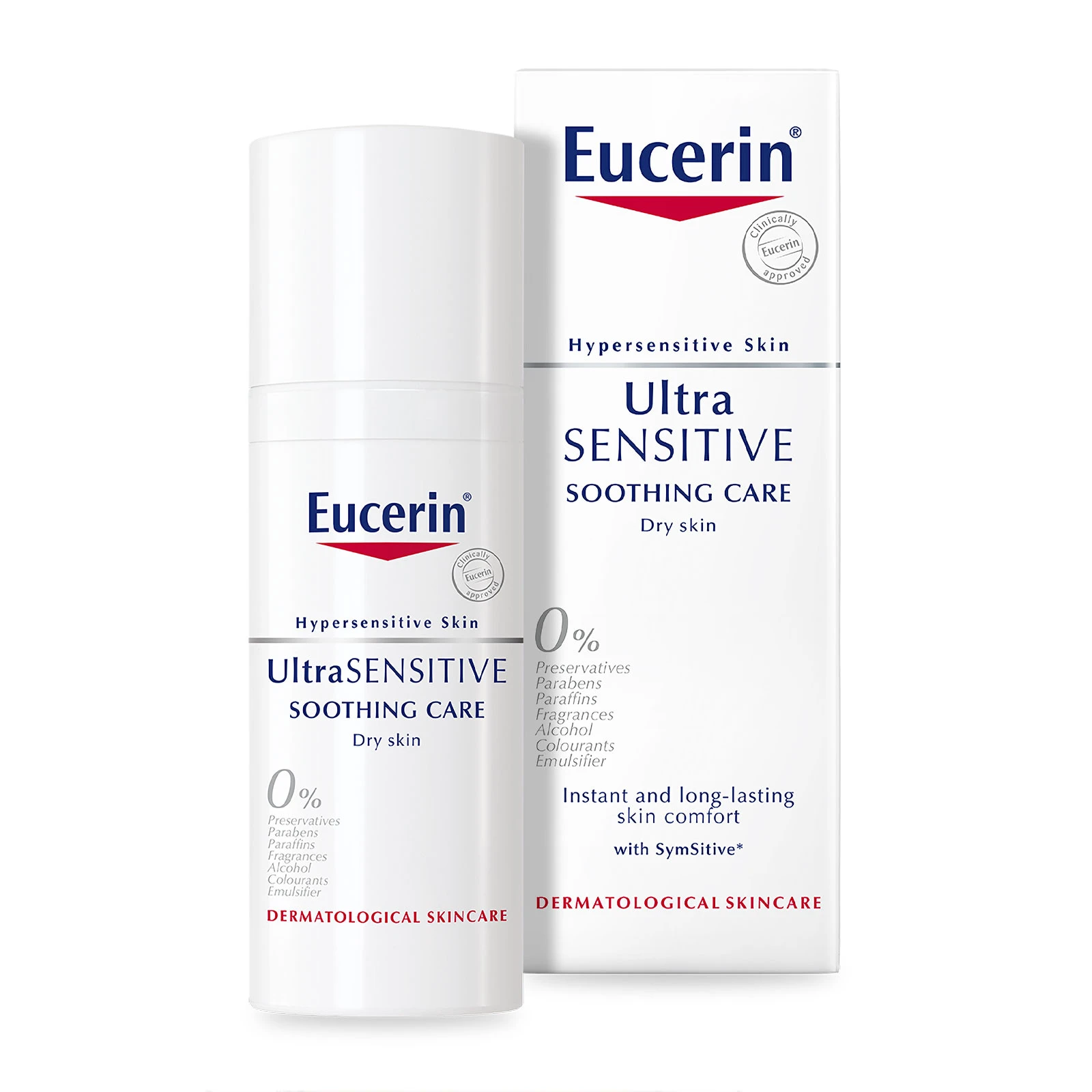 商品Eucerin|Eucerin 优色林 舒安修护霜 舒缓泛红敏感 50ml 干性肌肤,价格¥190,第1张图片