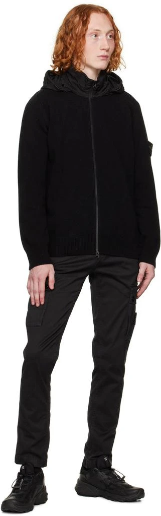 商品Stone Island|Black Two-Way Zip Sweater,价格¥5495,第5张图片详细描述