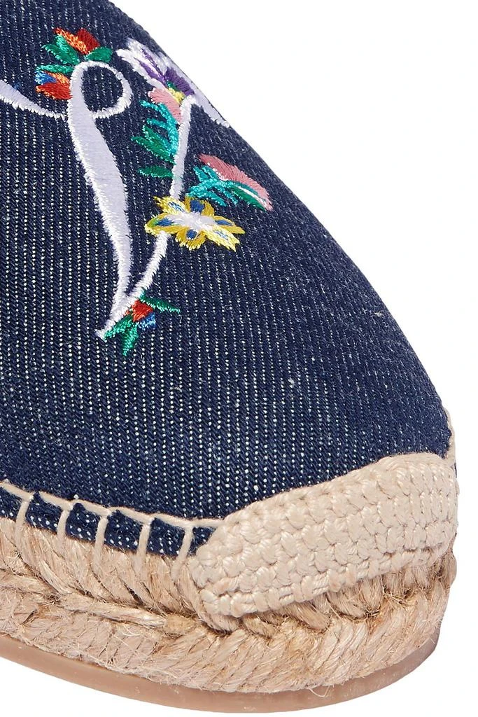 Blooming Rv embroidered denim espadrilles 商品