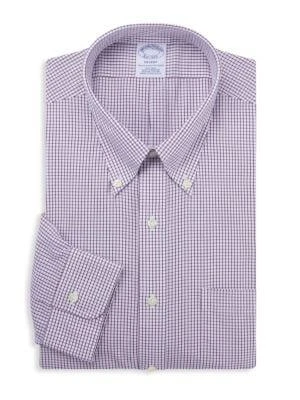 商品Brooks Brothers|Regent-Fit Checked Dress Shirt,价格¥198,第1张图片