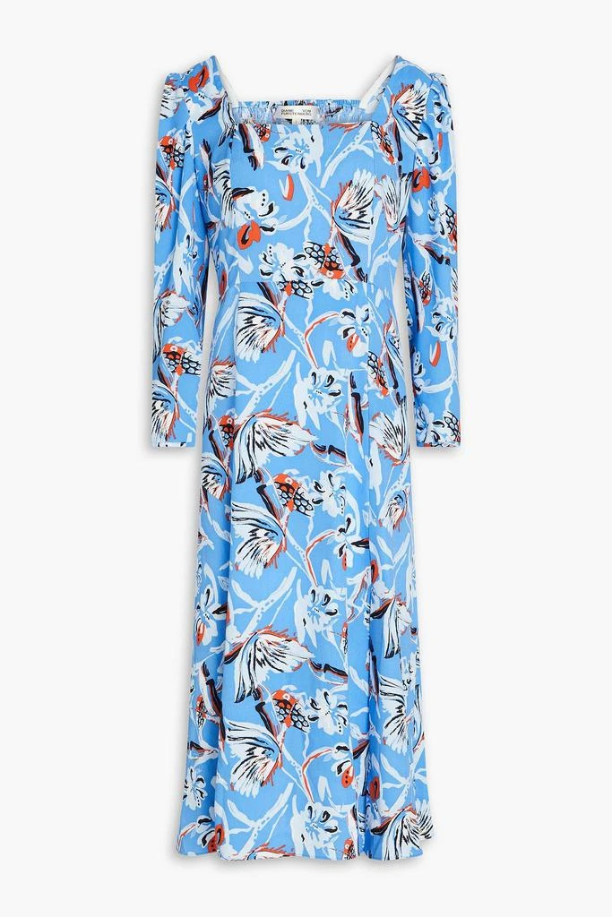 商品Diane von Furstenberg|Joanna floral-print crepe midi dress,价格¥1379,第1张图片