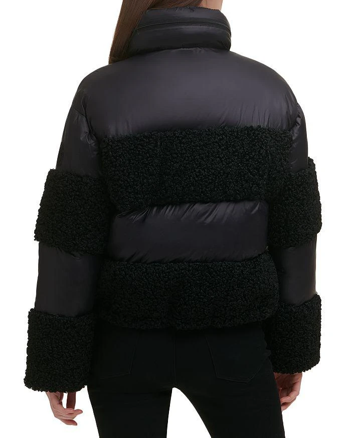 商品DKNY|Mixed Media Puffer Coat,价格¥496,第2张图片详细描述