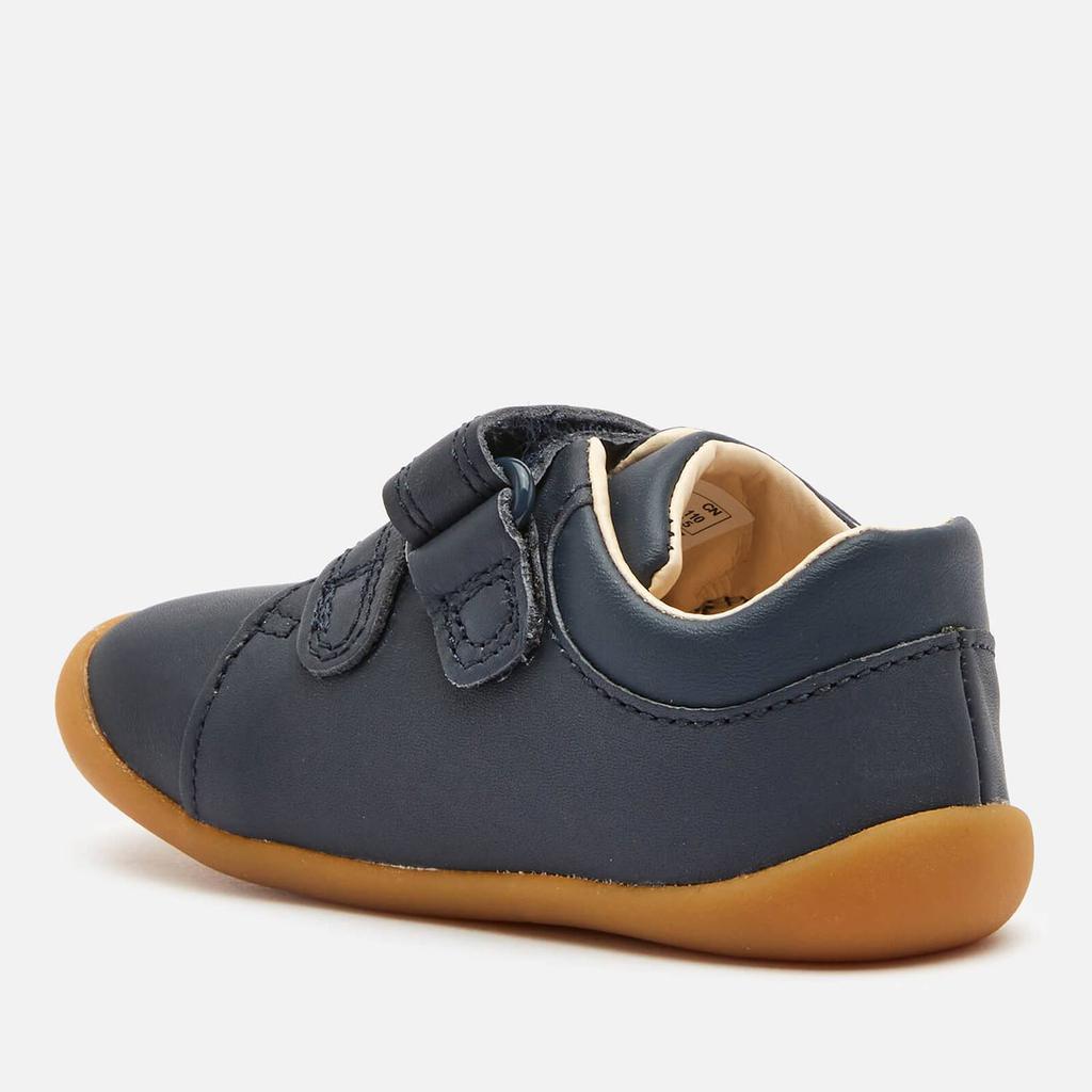 Clarks Toddlers Roamer Craft Shoes - Navy Leather商品第2张图片规格展示