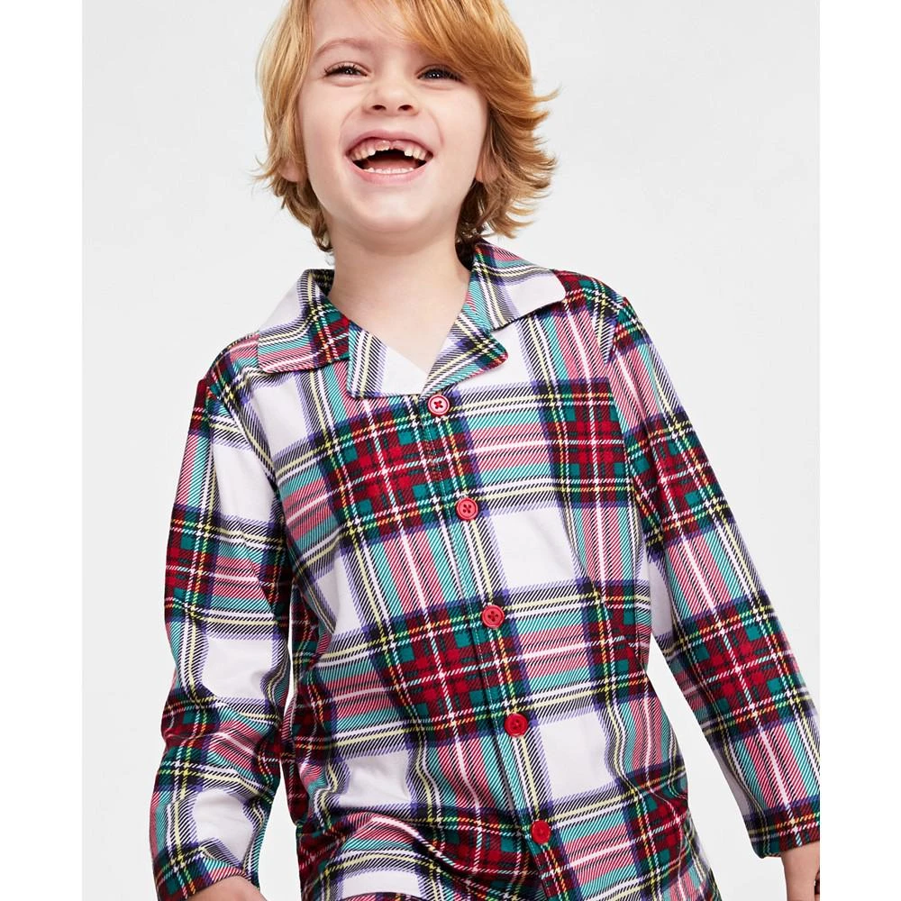 Matching Kids Stewart Plaid Pajama Set, Created for Macy's 商品