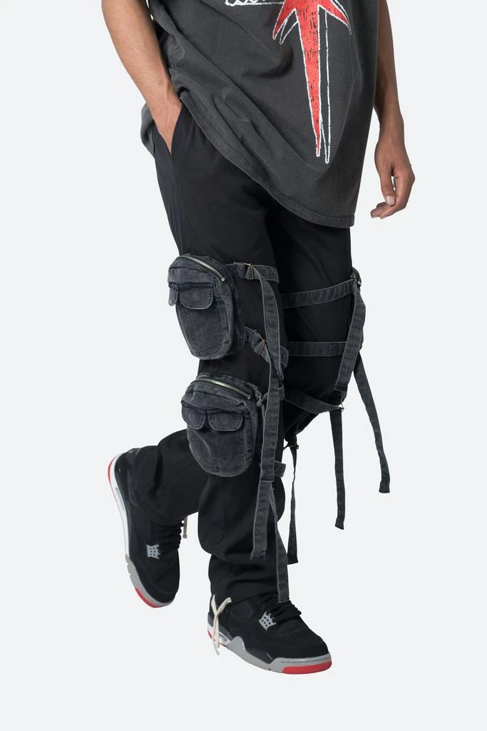 Twill Strapped Cargo Pants - Black 商品