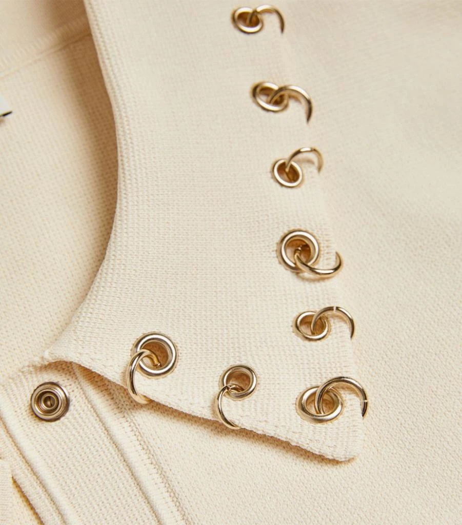 商品Sandro|Eyelet-Detail Cardigan,价格¥1534,第5张图片详细描述