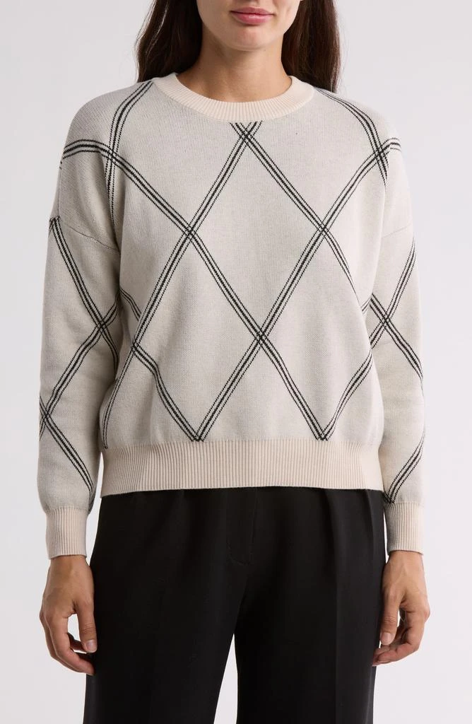 商品Tahari| Tahari 圆领长袖套头毛衣 女士,价格¥74,第1张图片