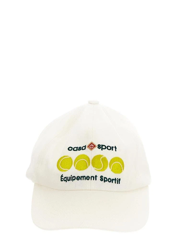 商品Casablanca|CASA SPORT TENNIS BALLS EMBROIDERED CAP,价格¥796,第3张图片详细描述