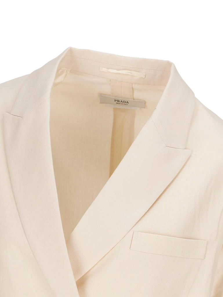 商品Prada|Prada Double-Breasted Long Sleeved Blazer,价格¥15454,第3张图片详细描述