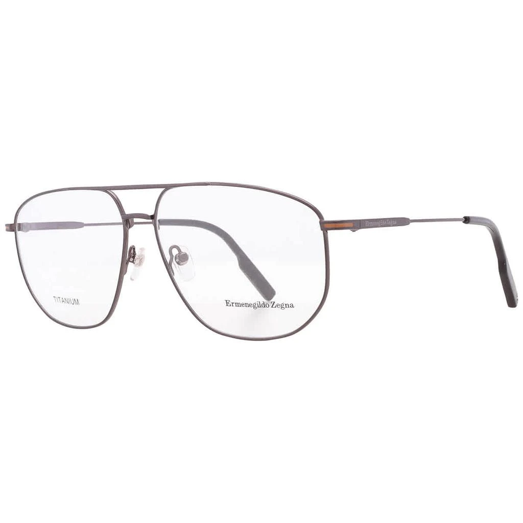 商品Zegna|Demo Pilot Men's Titanium Eyeglasses EZ5242 009 60,价格¥520,第2张图片详细描述