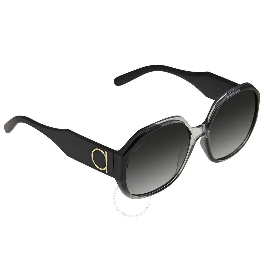 商品Salvatore Ferragamo|Grey Gradient Butterfly Sunglasses SF943S 007 60,价格¥434,第2张图片详细描述