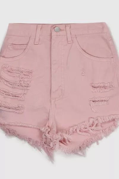 商品Urban Outfitters|Vintage Guess Pink High Waisted Shorts,价格¥492,第3张图片详细描述