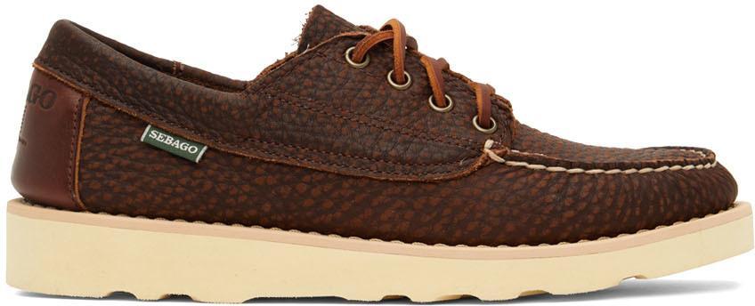 商品SEBAGO|Brown Askook Tumbled Eva Derbys,价格¥480,第1张图片