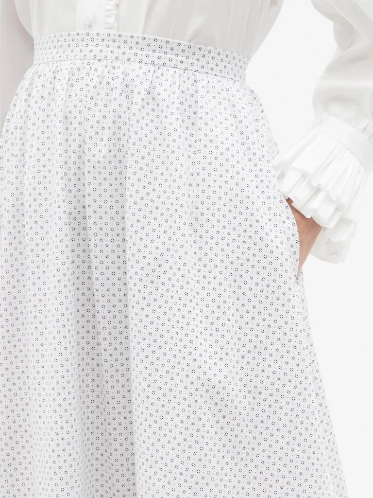 商品Erdem|Annis ditsy floral-print cotton-poplin maxi skirt,价格¥4002,第3张图片详细描述