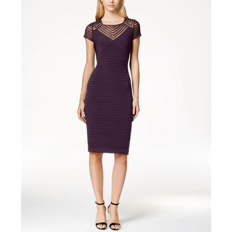 商品Calvin Klein|Cap-Sleeve Sheath Dress,价格¥1003,第2张图片详细描述