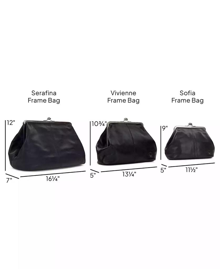 Patricia Nash Serafina Extra-Large Leather Kisslock Bag - Wallets
