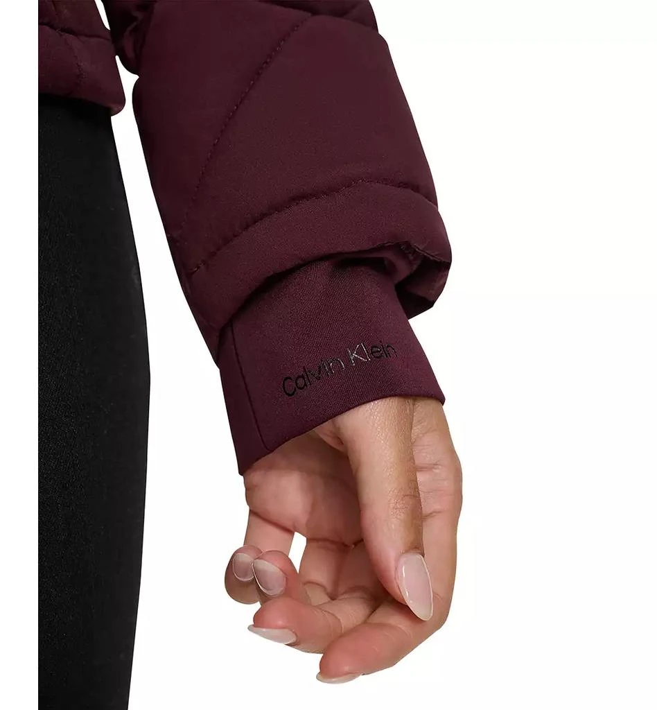 商品Calvin Klein|Womens Side-Panel Hooded Packable Puffer Coat, Created for Macys,价格¥886,第5张图片详细描述