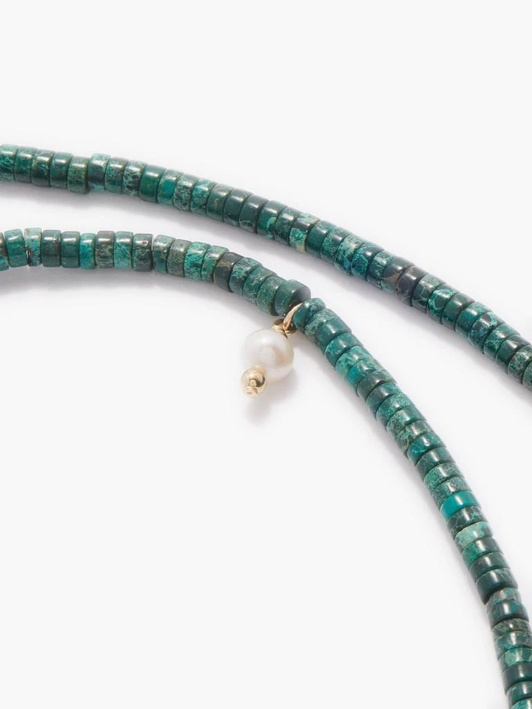 商品Eliou|Corinth jade & baroque-pearl necklace,价格¥659,第5张图片详细描述