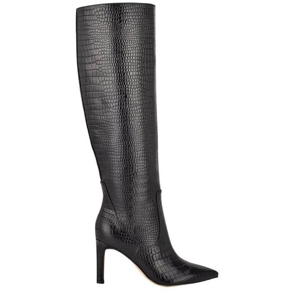 商品Nine West|Nine West Womens Maxim Leather Pointed Toe Knee-High Boots,价格¥516,第3张图片详细描述