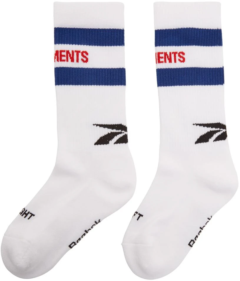 商品Vetements|White Reebok Edition Classic Socks,价格¥576,第2张图片详细描述