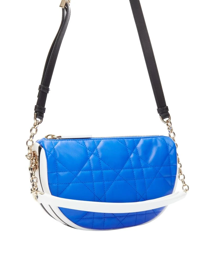 商品[二手商品] Dior|CHRISTIAN DIOR 2022 Vibe blue white cannage lambskin hobo shoulder bag,价格¥26040,第3张图片详细描述