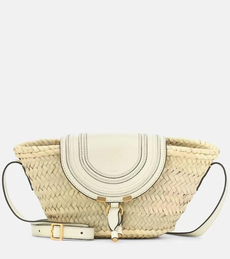 商品Chloé|Marcie S号酒椰叶纤维斜挎包,价格¥4570,第1张图片