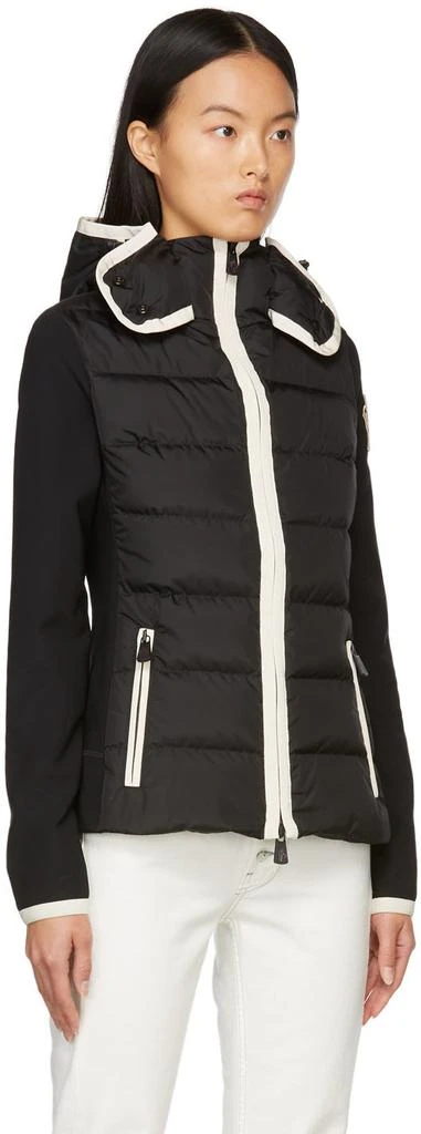商品Moncler|Black Down Cardigan Jacket,价格¥10750,第2张图片详细描述