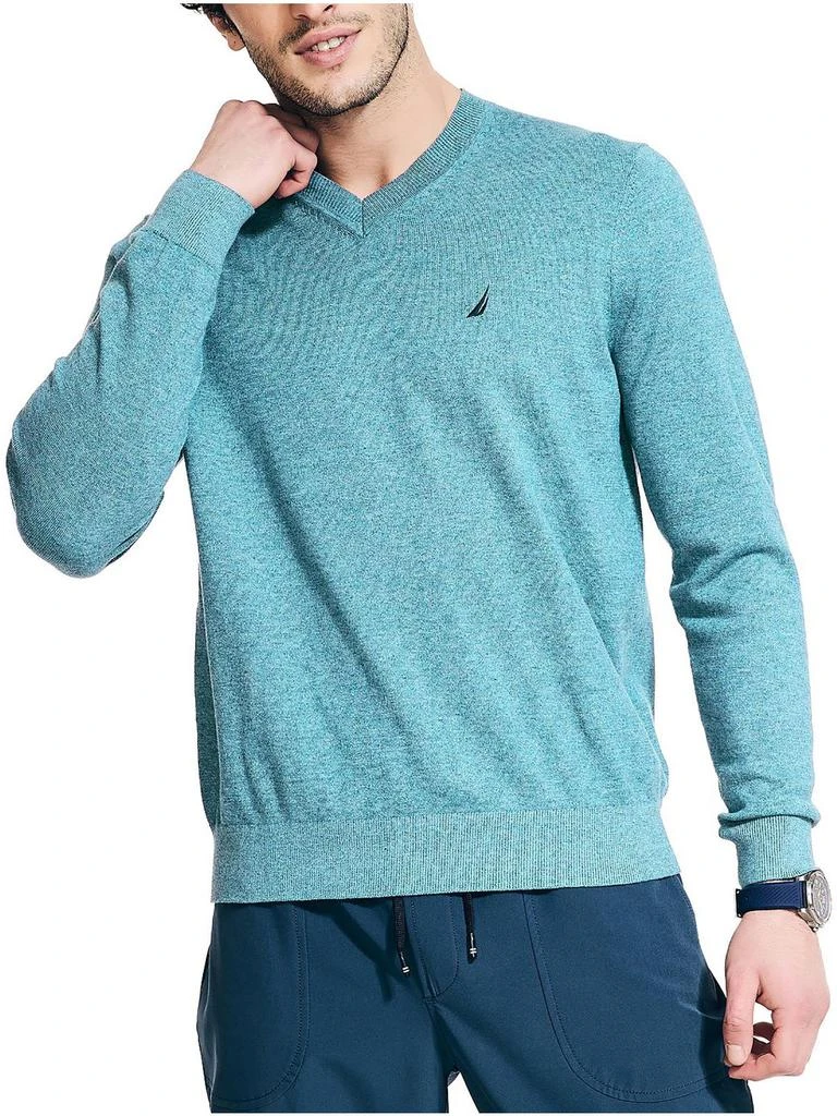 商品Nautica|Mens Lightweight Knit V-Neck Sweater,价格¥181,第1张图片