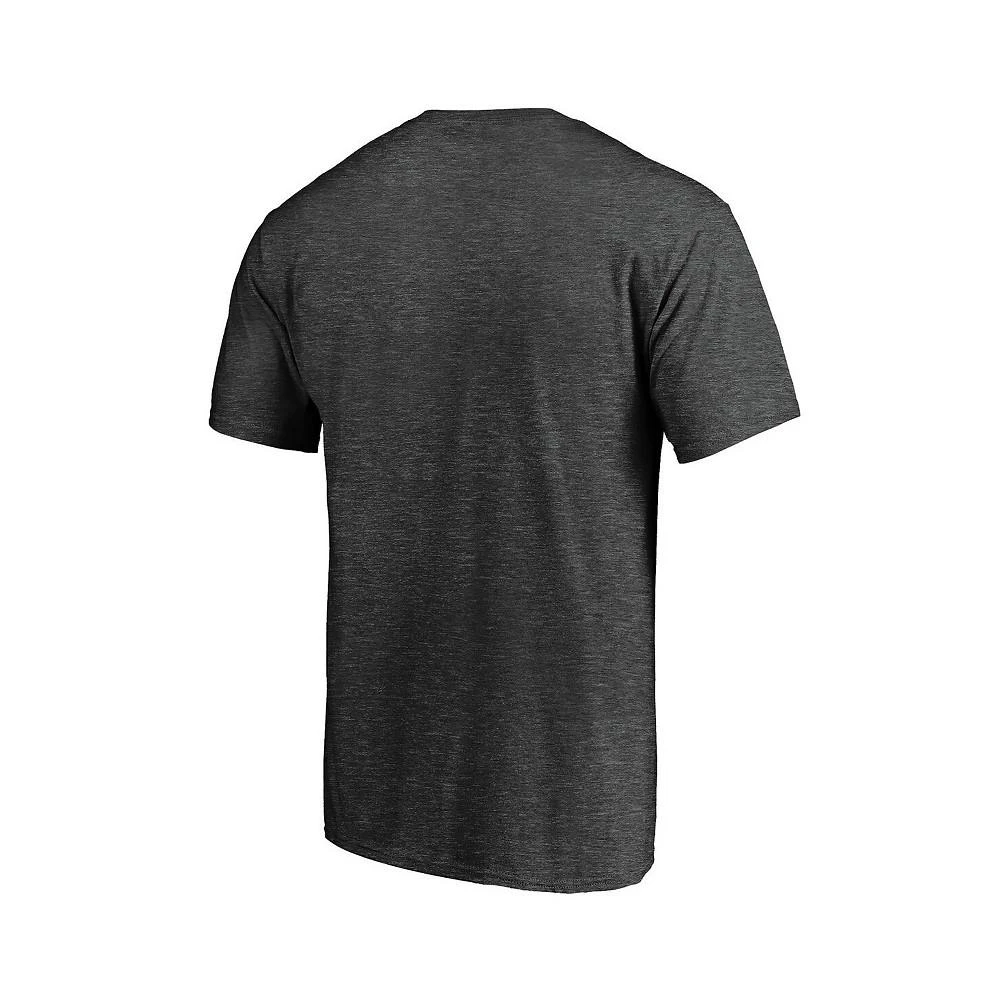 商品Majestic|Men's Heathered Charcoal Cleveland Browns Showtime Logo T-shirt,价格¥223,第2张图片详细描述