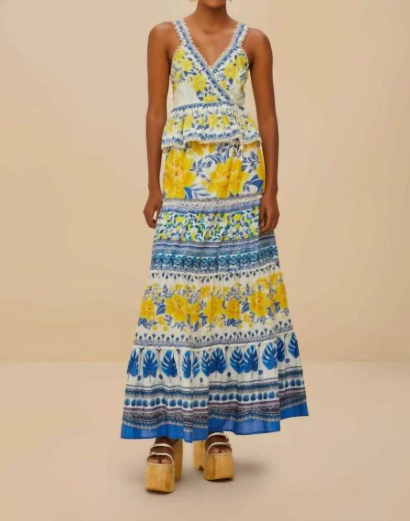 商品Farm Rio|Farm Rio - Zuli Sleeveless Blouse,价格¥974,第3张图片详细描述
