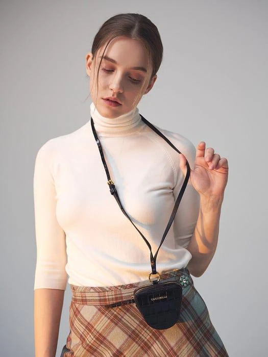 商品Coccinelle|Josie Croco Mini Bag_2 Color,价格¥1471,第3张图片详细描述