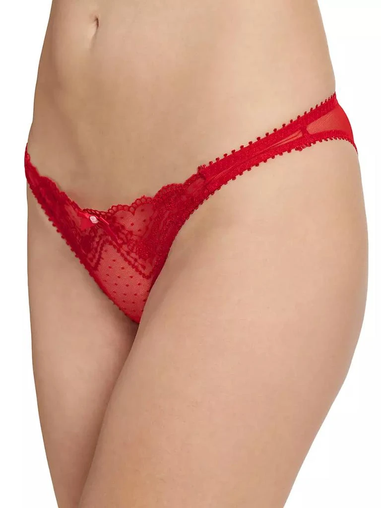 商品L'Agent by Agent Provocateur|Yuma Embroidered Mesh Brief,价格¥280,第5张图片详细描述