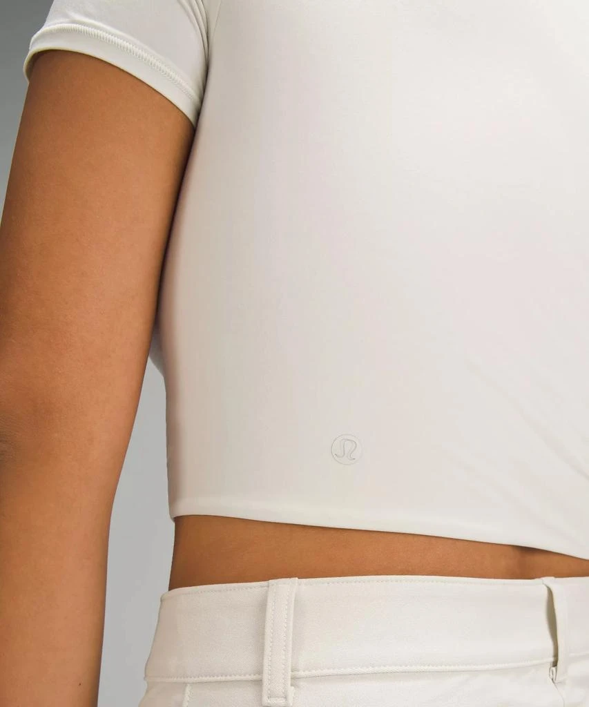 Wundermost Ultra-Soft Nulu Crewneck Cropped T-Shirt 商品