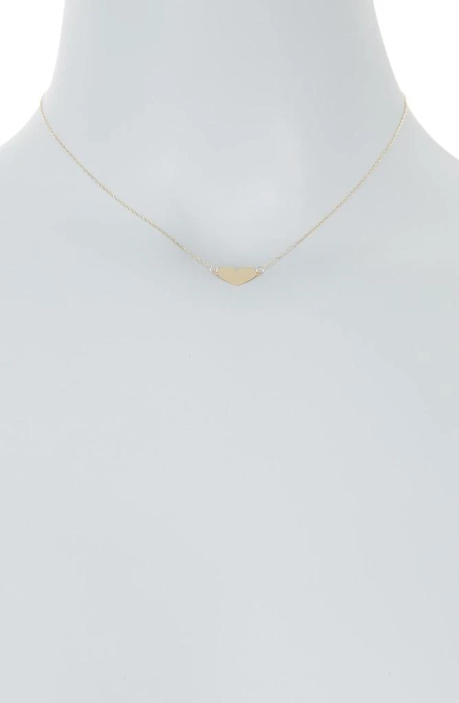 商品Ember Fine Jewelry|14K Yellow Gold Heart Pendant Necklace,价格¥2127,第2张图片详细描述