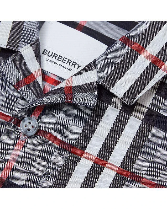 商品Burberry|Boys' Mini Herbie Plaid Shirt - Baby, Little Kid,价格¥1740,第4张图片详细描述