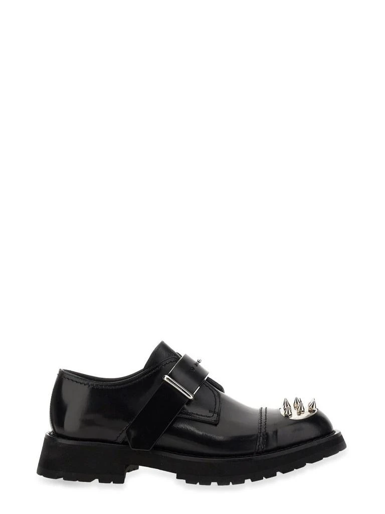 商品Alexander McQueen|ALEXANDER MCQUEEN STUDDED DERBY LOAFER,价格¥5331,第3张图片详细描述