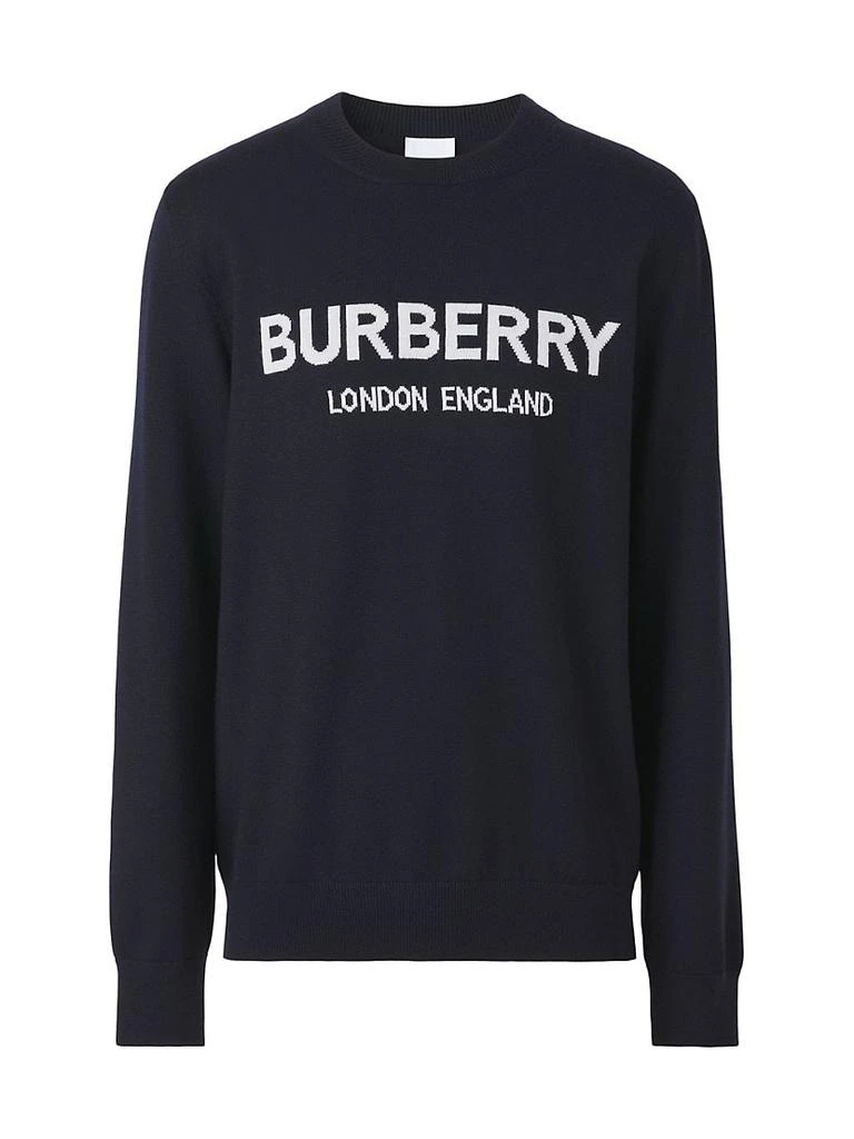 商品Burberry|Fennell Logo Long-Sleeve Sweater,价格¥2453,第1张图片