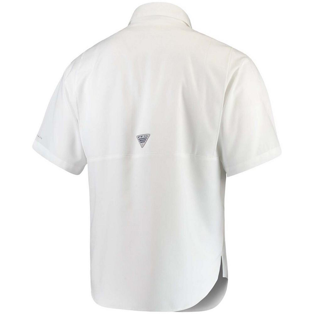 商品Columbia|Men's White Alabama Crimson Tide Tamiami Shirt,价格¥407,第4张图片详细描述