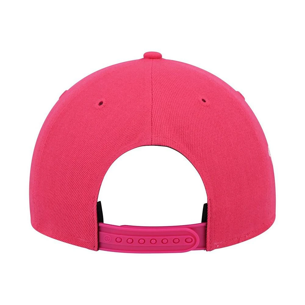 商品47 Brand|Men's Magenta Detroit Tigers 2005 MLB All-Star Game Mango Undervisor MVP Snapback Hat,价格¥237,第3张图片详细描述