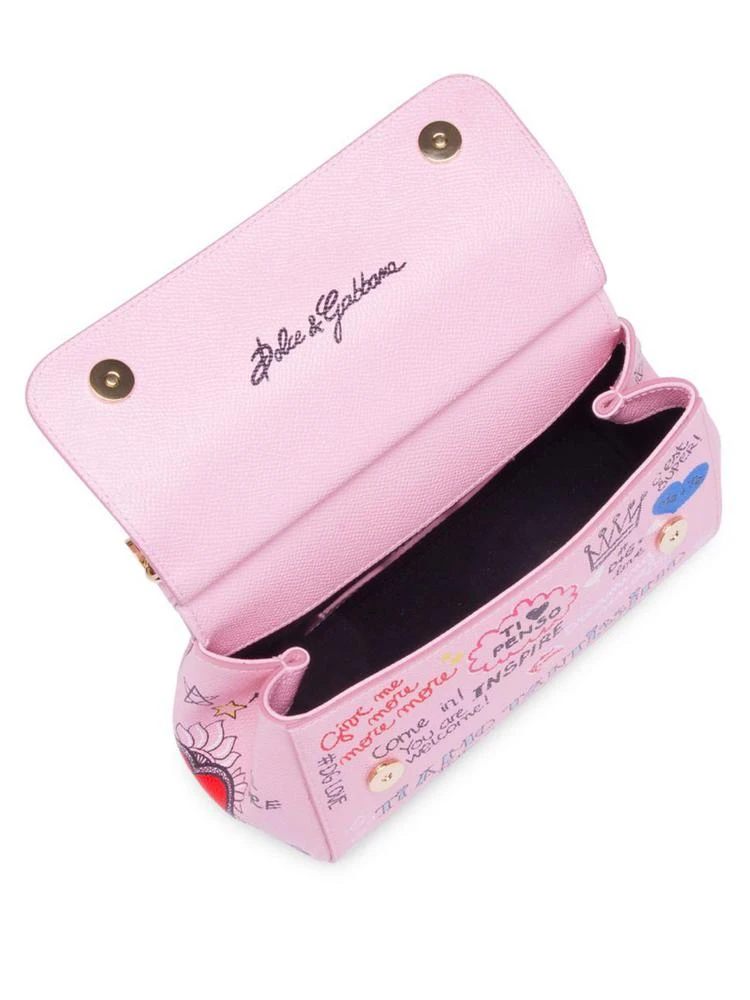 商品Dolce & Gabbana|Dolce & Gabbana - Small Borsapalla Leather Satchel,价格¥8912,第2张图片详细描述