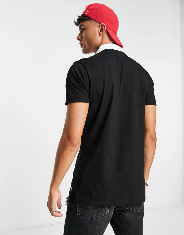 商品American Stitch|American Stitch polo in black,价格¥118,第2张图片详细描述