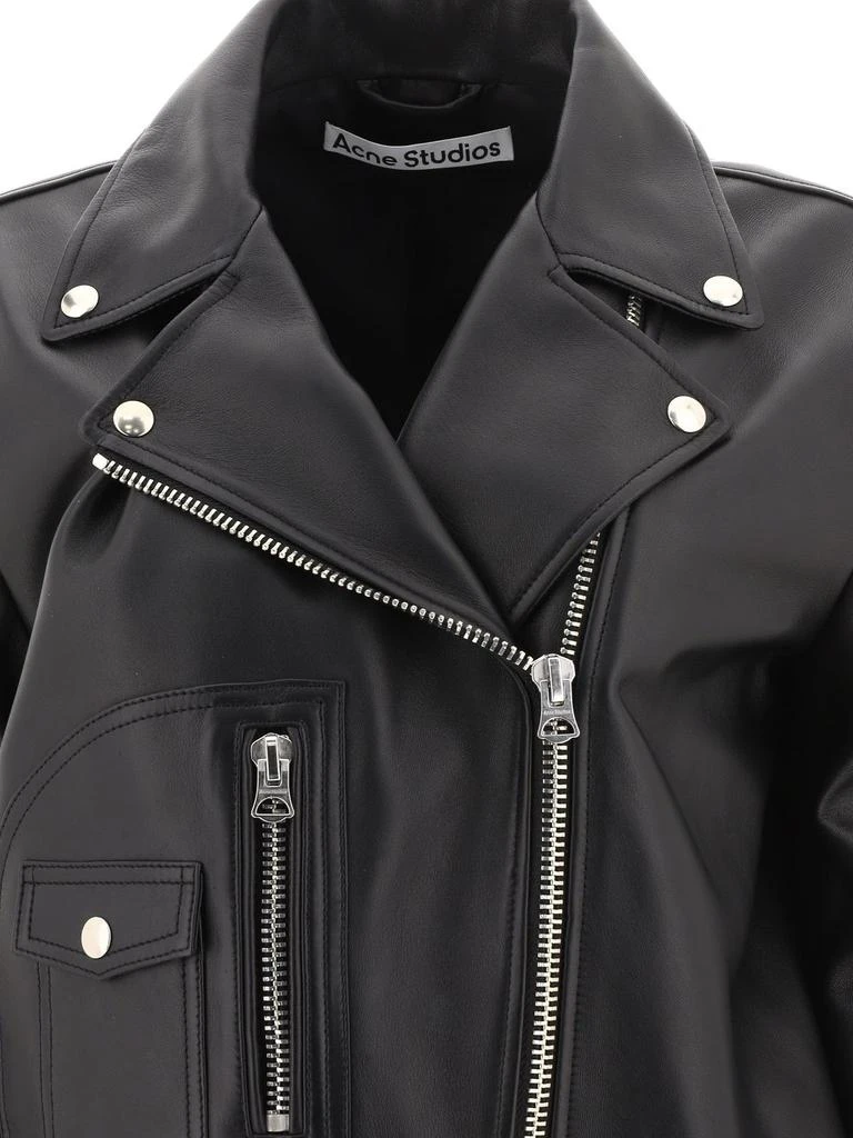 商品Acne Studios|Acne Studios Zip-Up Biker Jacket,价格¥5862,第3张图片详细描述