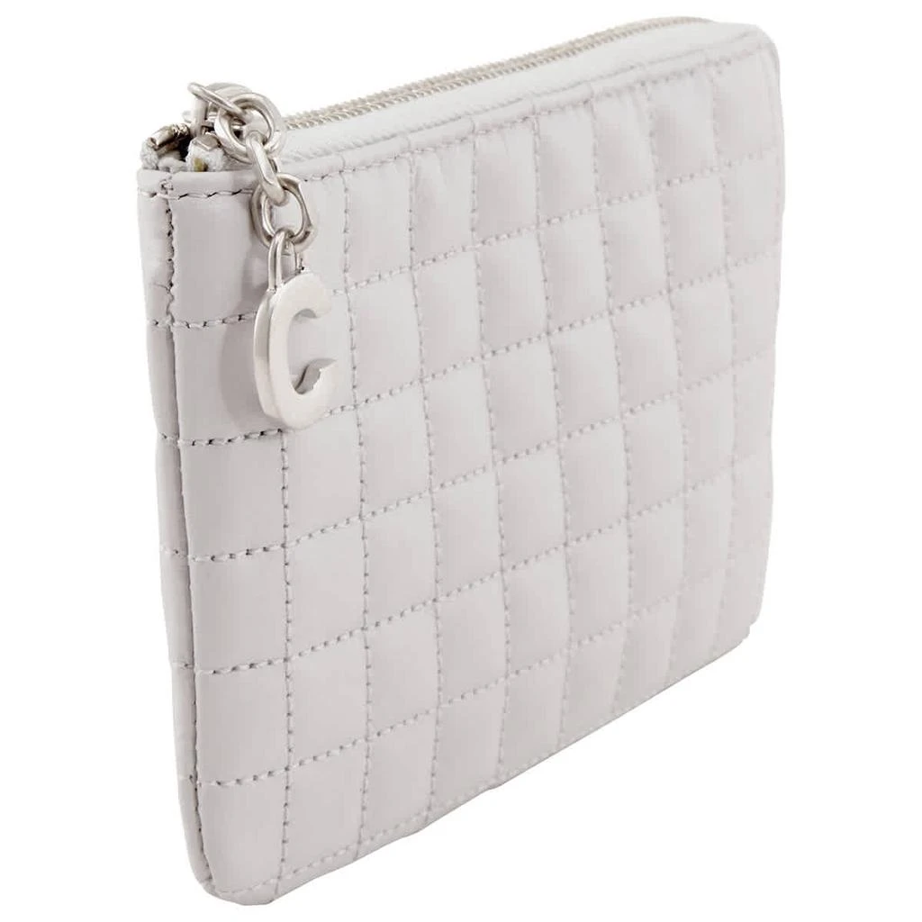 商品Celine|Celine Quilted Calfskin Pouch- Light Grey,价格¥1345,第2张图片详细描述